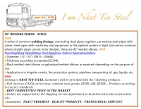 90&deg; WELDING ELBOW - SCH40