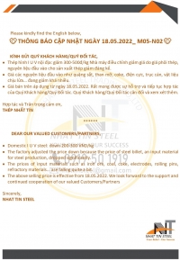 TH&Ocirc;NG B&Aacute;O CẬP NHẬT NG&Agrave;Y 18.05.2022_ M05-N02