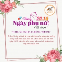 CH&Uacute;C MỪNG NG&Agrave;Y PHỤ NỮ VIỆT NAM 20/10