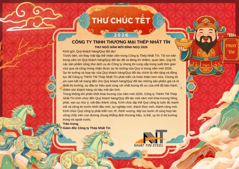 C&Ocirc;NG TY TNHH TM TH&Eacute;P NHẤT T&Iacute;N CH&Uacute;C MỪNG NĂM MỚI 2026